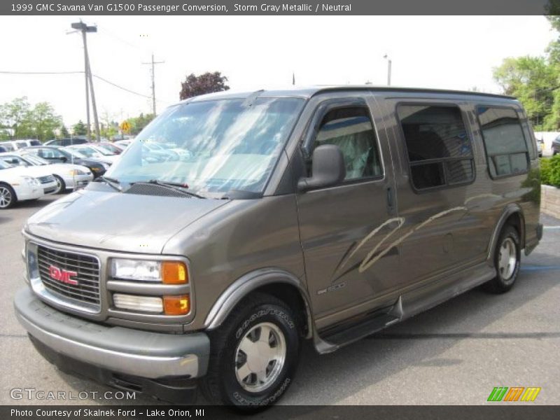 Storm Gray Metallic / Neutral 1999 GMC Savana Van G1500 Passenger Conversion