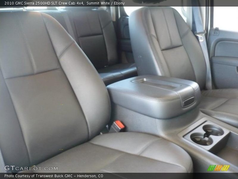 Summit White / Ebony 2010 GMC Sierra 2500HD SLT Crew Cab 4x4