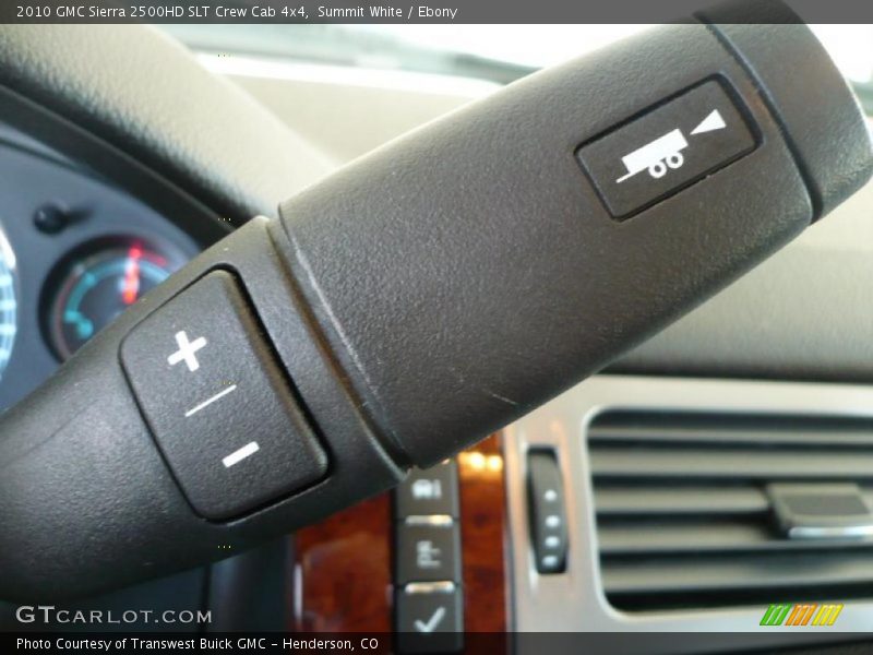 Summit White / Ebony 2010 GMC Sierra 2500HD SLT Crew Cab 4x4