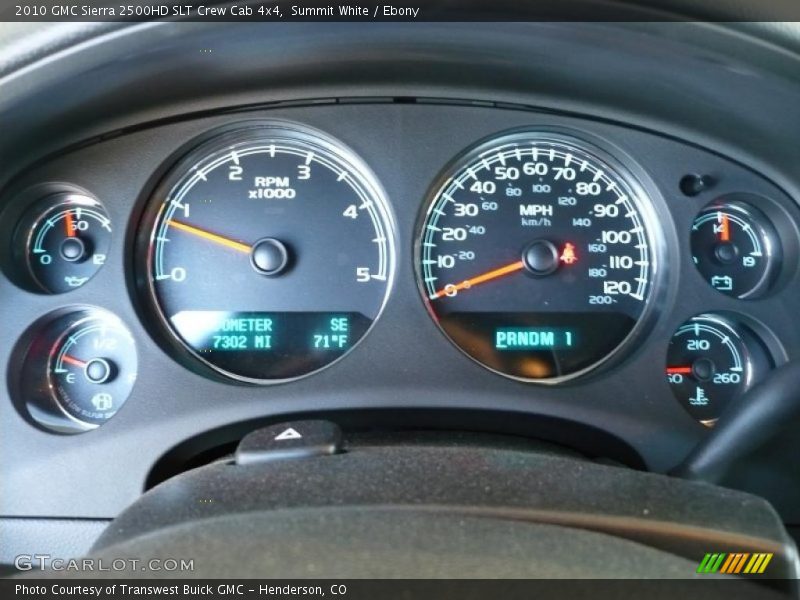 Summit White / Ebony 2010 GMC Sierra 2500HD SLT Crew Cab 4x4