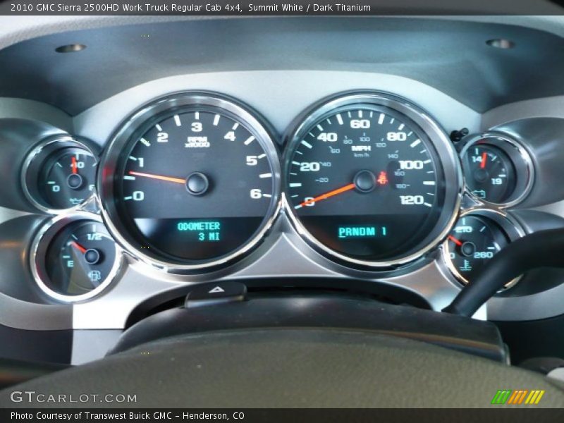 Summit White / Dark Titanium 2010 GMC Sierra 2500HD Work Truck Regular Cab 4x4