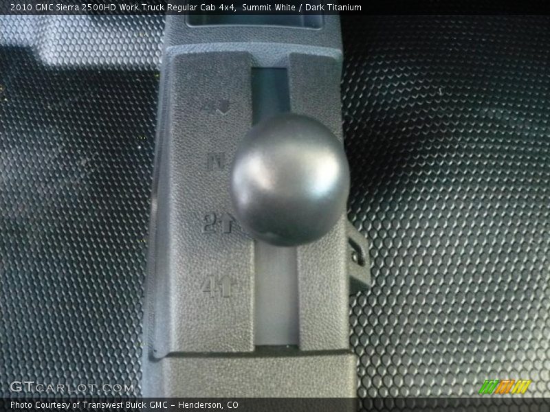 Summit White / Dark Titanium 2010 GMC Sierra 2500HD Work Truck Regular Cab 4x4