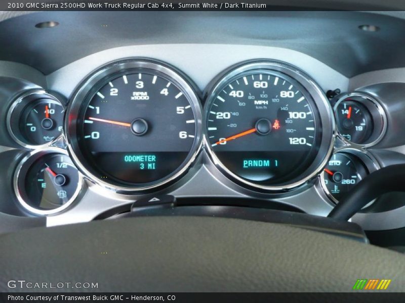 Summit White / Dark Titanium 2010 GMC Sierra 2500HD Work Truck Regular Cab 4x4