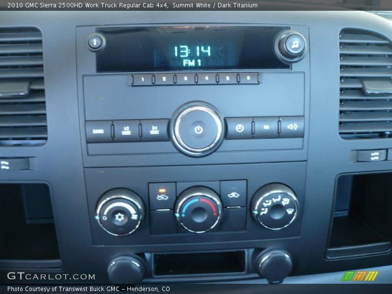 Summit White / Dark Titanium 2010 GMC Sierra 2500HD Work Truck Regular Cab 4x4
