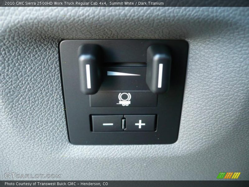 Summit White / Dark Titanium 2010 GMC Sierra 2500HD Work Truck Regular Cab 4x4