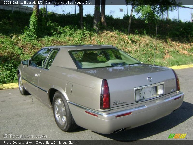 Cashmere Metallic / Neutral Gray 2001 Cadillac Eldorado ESC