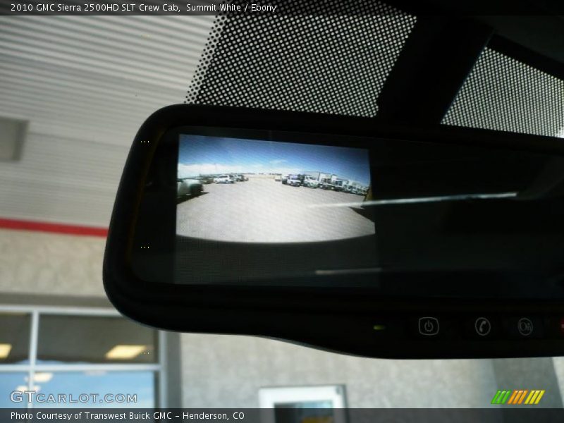 Summit White / Ebony 2010 GMC Sierra 2500HD SLT Crew Cab