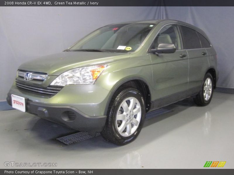 Green Tea Metallic / Ivory 2008 Honda CR-V EX 4WD
