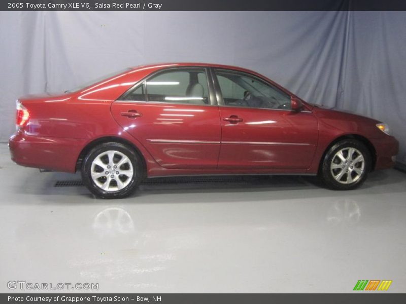 Salsa Red Pearl / Gray 2005 Toyota Camry XLE V6