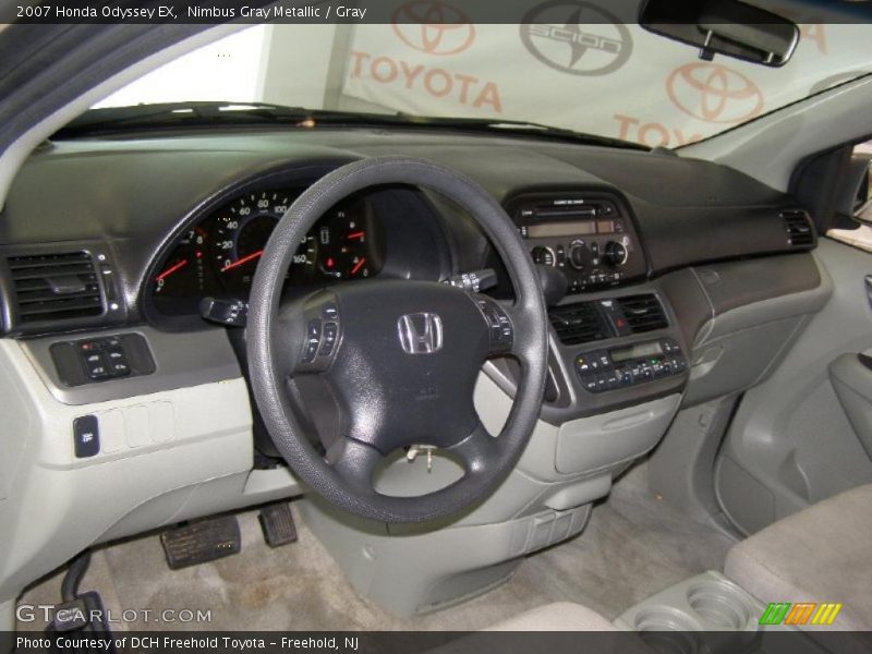 Nimbus Gray Metallic / Gray 2007 Honda Odyssey EX