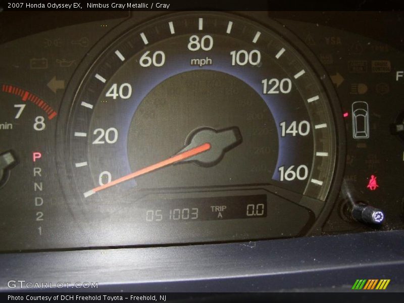 Nimbus Gray Metallic / Gray 2007 Honda Odyssey EX
