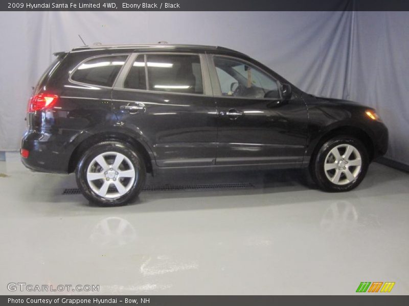 Ebony Black / Black 2009 Hyundai Santa Fe Limited 4WD