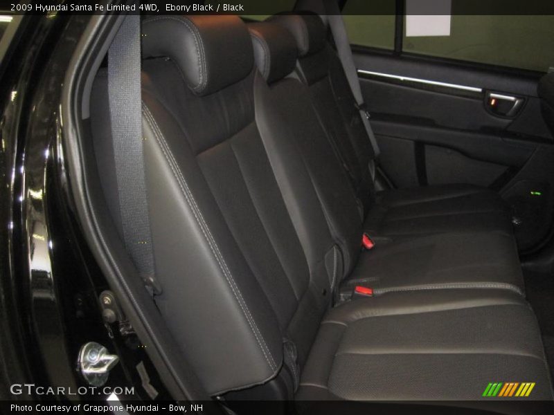 Ebony Black / Black 2009 Hyundai Santa Fe Limited 4WD