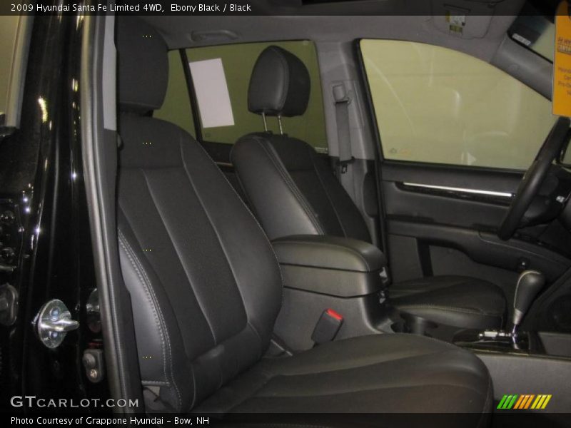 Ebony Black / Black 2009 Hyundai Santa Fe Limited 4WD