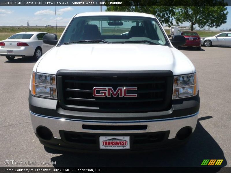 Summit White / Dark Titanium 2010 GMC Sierra 1500 Crew Cab 4x4