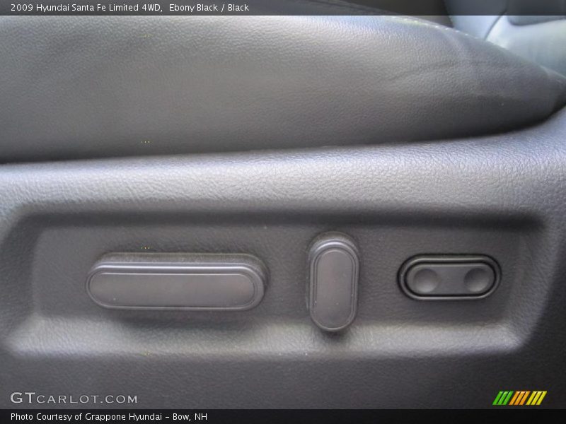 Ebony Black / Black 2009 Hyundai Santa Fe Limited 4WD