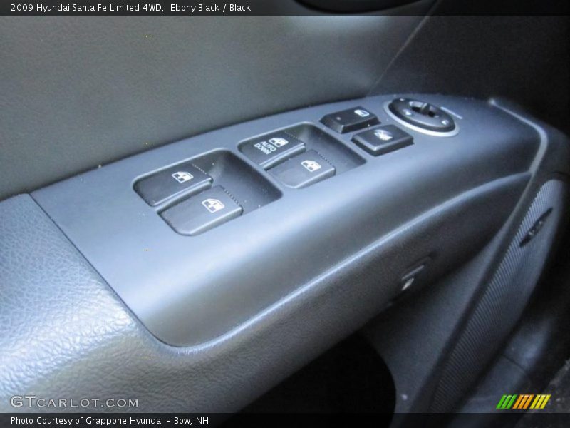 Ebony Black / Black 2009 Hyundai Santa Fe Limited 4WD