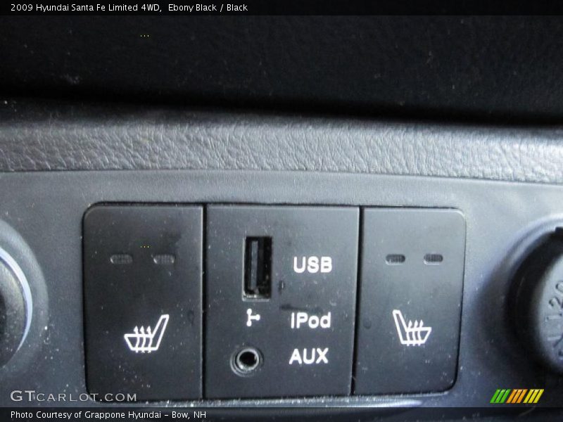 Ebony Black / Black 2009 Hyundai Santa Fe Limited 4WD