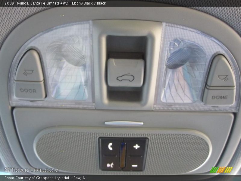 Ebony Black / Black 2009 Hyundai Santa Fe Limited 4WD