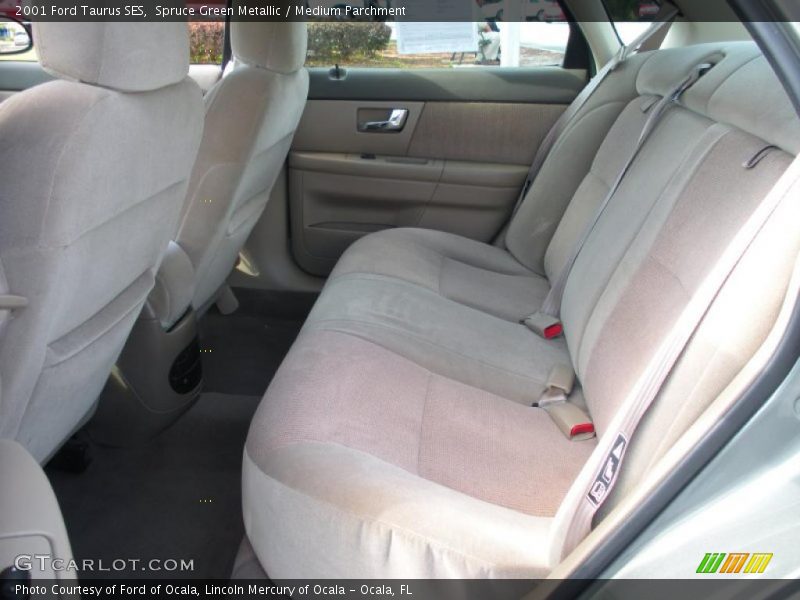 Spruce Green Metallic / Medium Parchment 2001 Ford Taurus SES