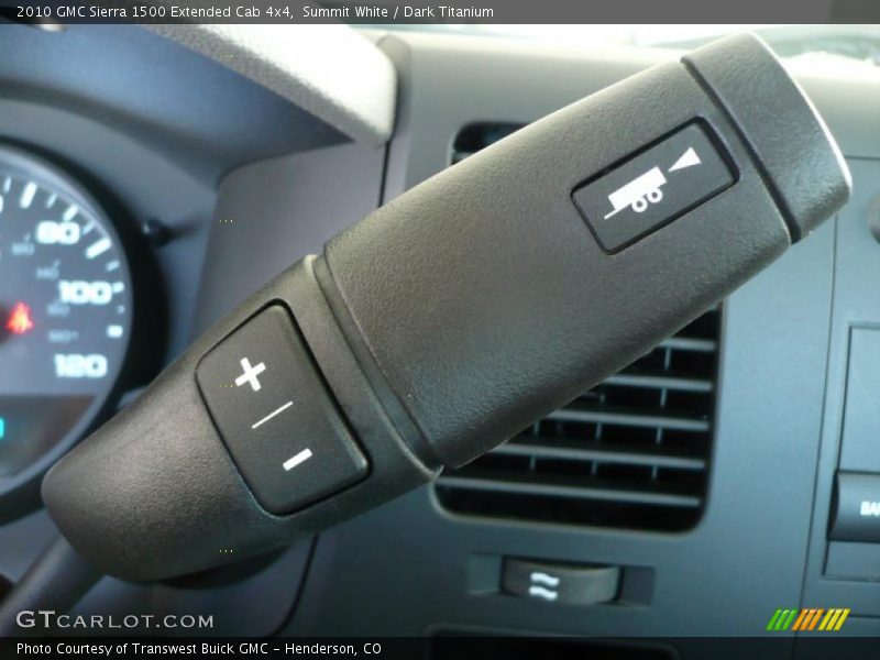 Summit White / Dark Titanium 2010 GMC Sierra 1500 Extended Cab 4x4