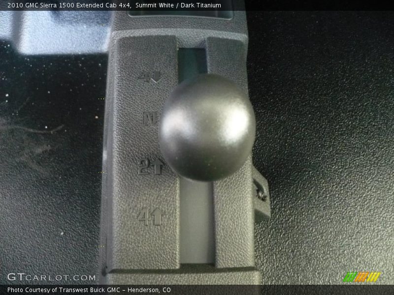 Summit White / Dark Titanium 2010 GMC Sierra 1500 Extended Cab 4x4