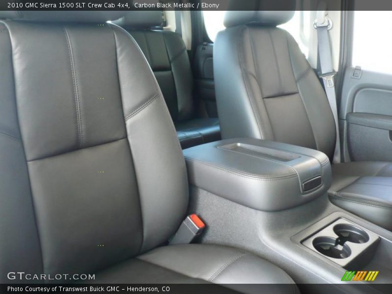 Carbon Black Metallic / Ebony 2010 GMC Sierra 1500 SLT Crew Cab 4x4