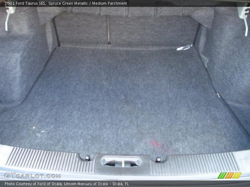 Spruce Green Metallic / Medium Parchment 2001 Ford Taurus SES