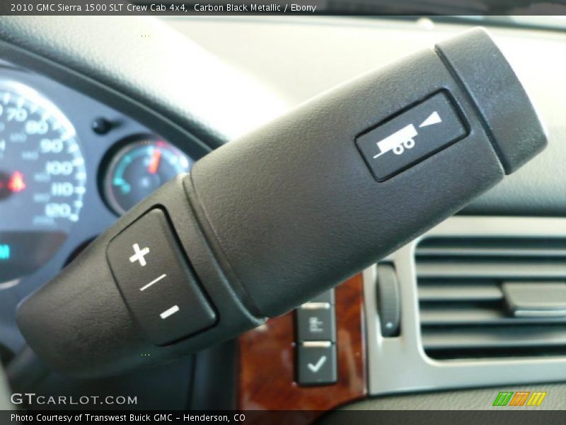 Carbon Black Metallic / Ebony 2010 GMC Sierra 1500 SLT Crew Cab 4x4