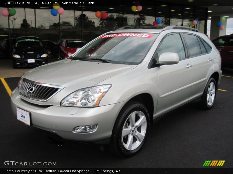 Millenium Silver Metallic / Black 2008 Lexus RX 350