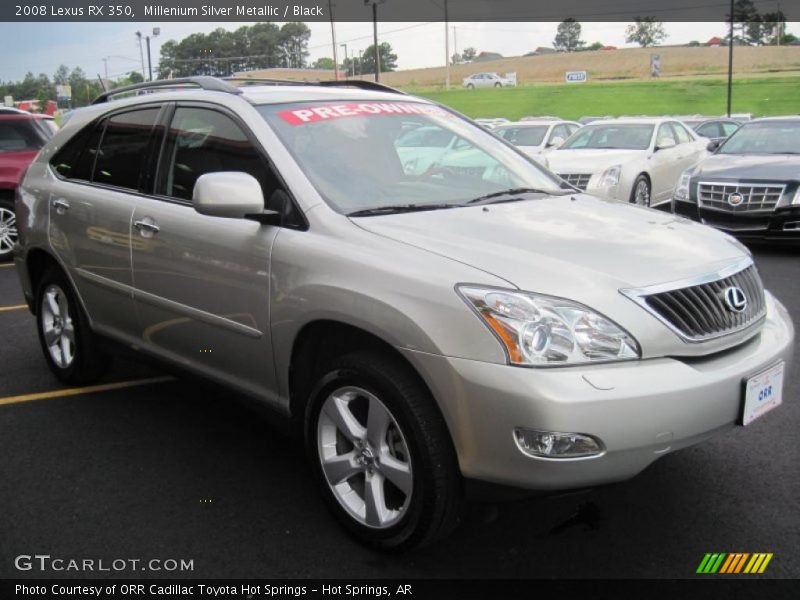 Millenium Silver Metallic / Black 2008 Lexus RX 350