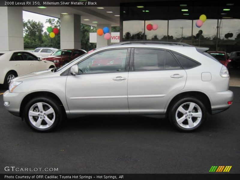 Millenium Silver Metallic / Black 2008 Lexus RX 350