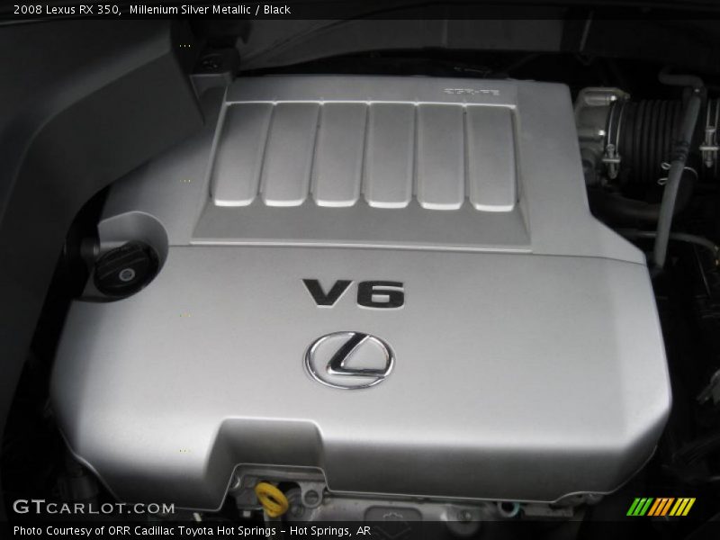 Millenium Silver Metallic / Black 2008 Lexus RX 350