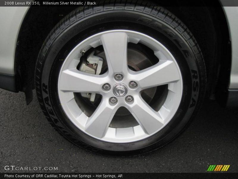 Millenium Silver Metallic / Black 2008 Lexus RX 350
