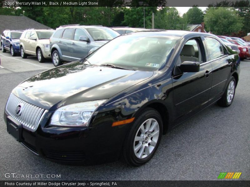 Black / Medium Light Stone 2006 Mercury Milan I4