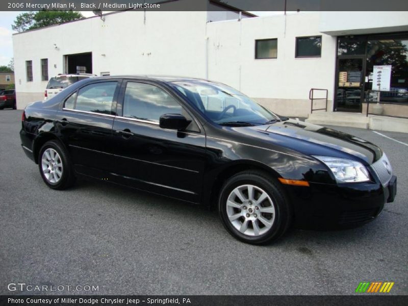 Black / Medium Light Stone 2006 Mercury Milan I4