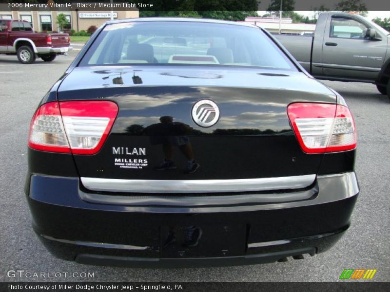 Black / Medium Light Stone 2006 Mercury Milan I4