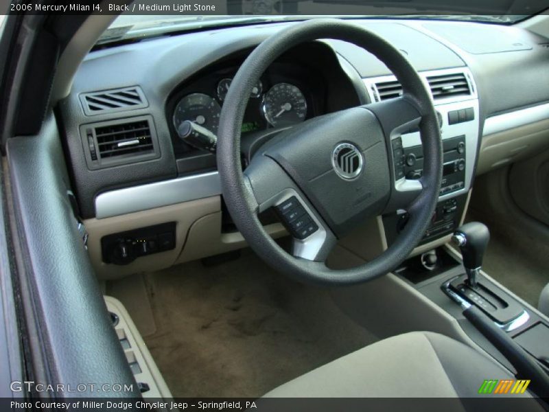 Black / Medium Light Stone 2006 Mercury Milan I4