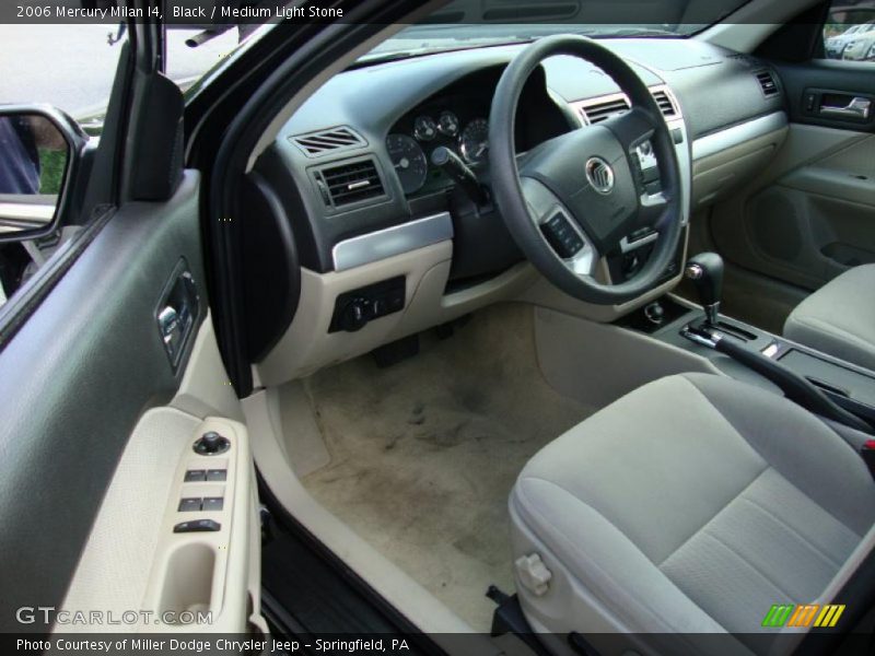 Black / Medium Light Stone 2006 Mercury Milan I4
