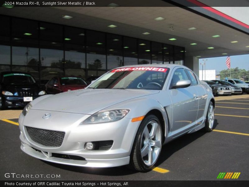 Sunlight Silver Metallic / Black 2004 Mazda RX-8