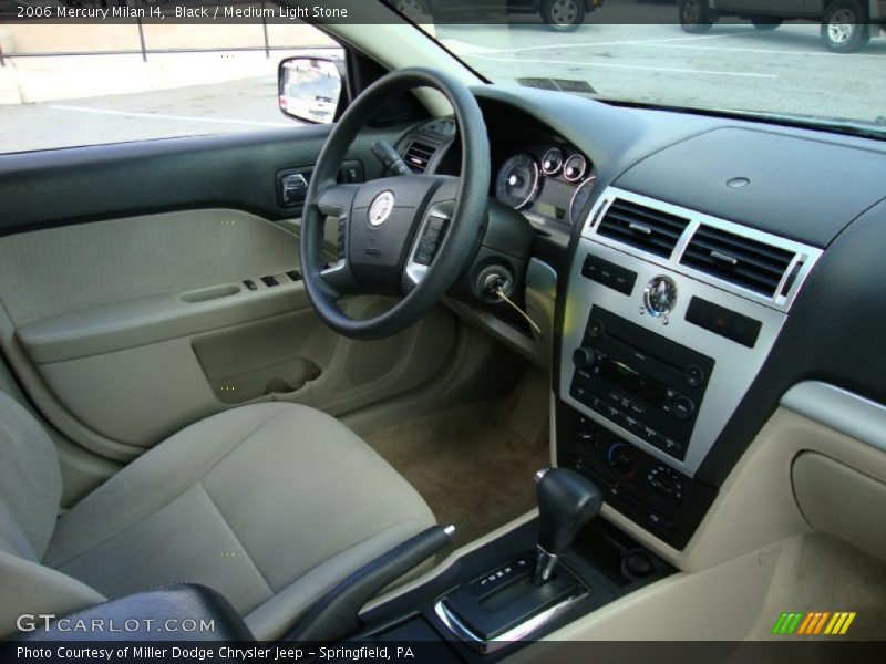 Black / Medium Light Stone 2006 Mercury Milan I4