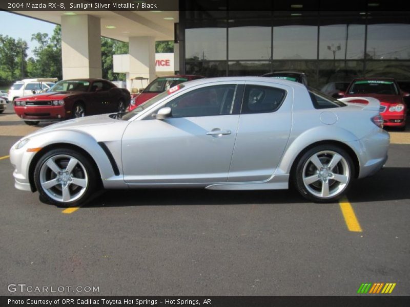 Sunlight Silver Metallic / Black 2004 Mazda RX-8