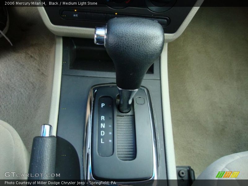 Black / Medium Light Stone 2006 Mercury Milan I4