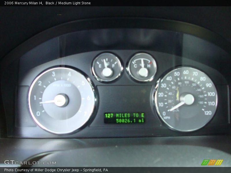 Black / Medium Light Stone 2006 Mercury Milan I4