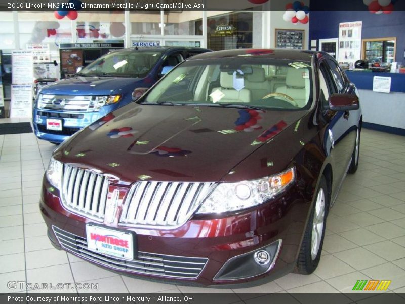 Cinnamon Metallic / Light Camel/Olive Ash 2010 Lincoln MKS FWD