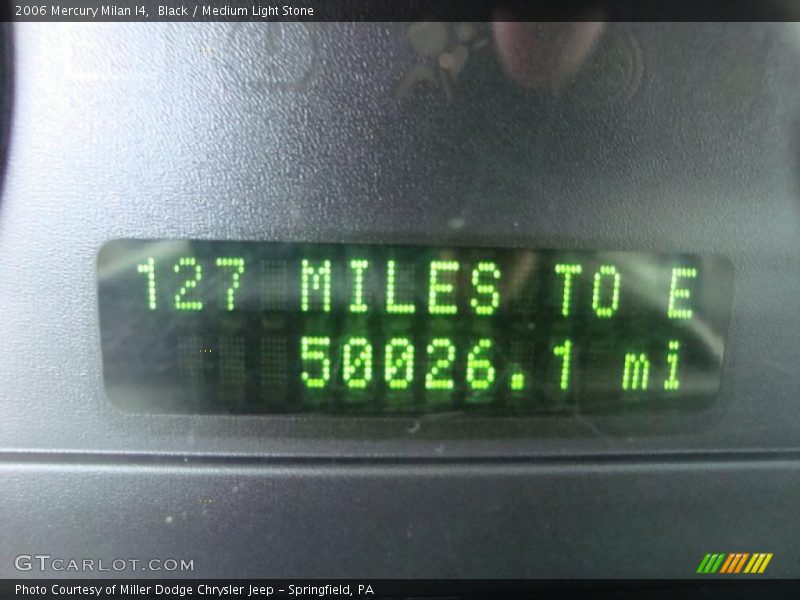 Black / Medium Light Stone 2006 Mercury Milan I4