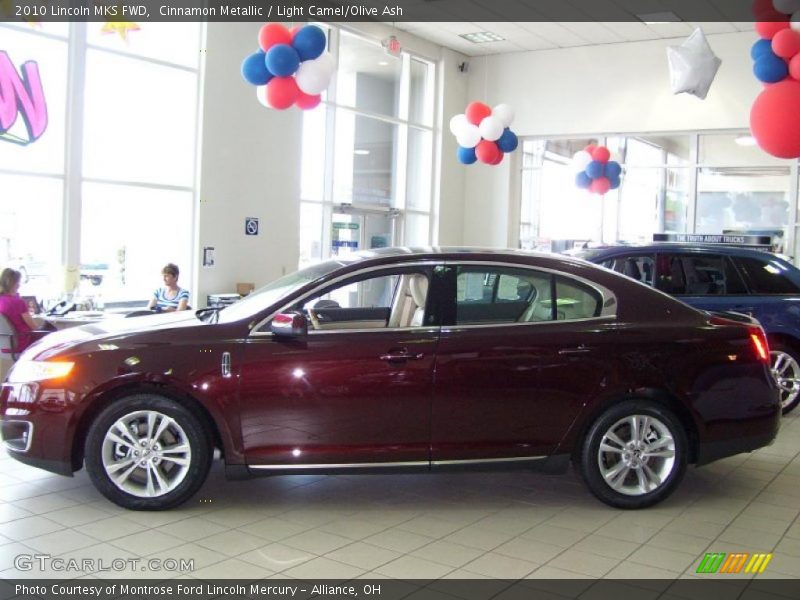 Cinnamon Metallic / Light Camel/Olive Ash 2010 Lincoln MKS FWD