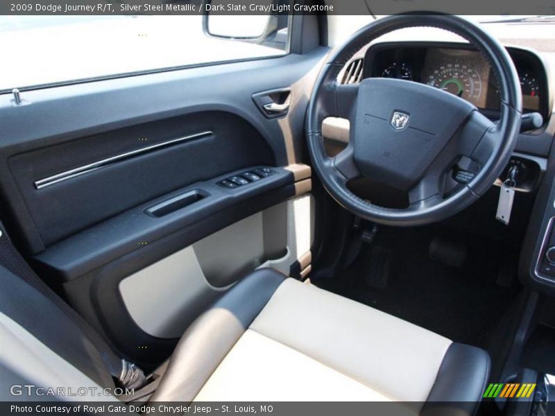 Silver Steel Metallic / Dark Slate Gray/Light Graystone 2009 Dodge Journey R/T