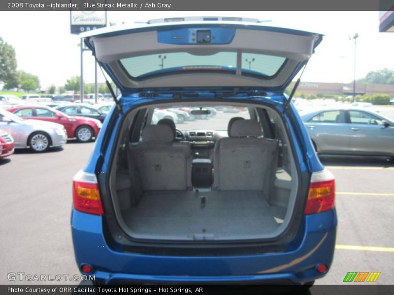 Blue Streak Metallic / Ash Gray 2008 Toyota Highlander