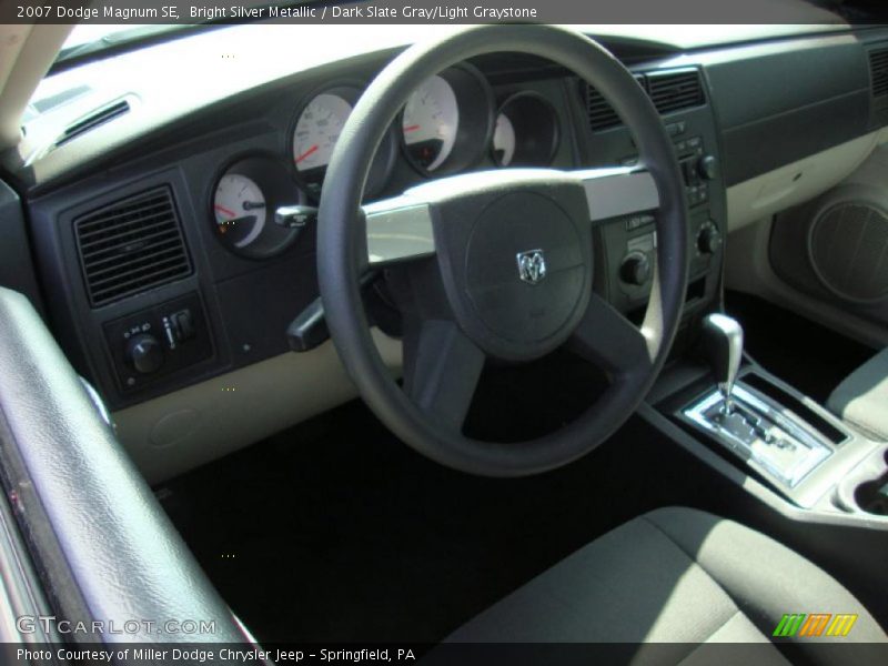Bright Silver Metallic / Dark Slate Gray/Light Graystone 2007 Dodge Magnum SE